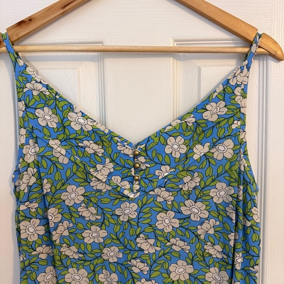 CABI Vine Blue Floral Cami Spring Womens Top Small - Picture 2 of 6